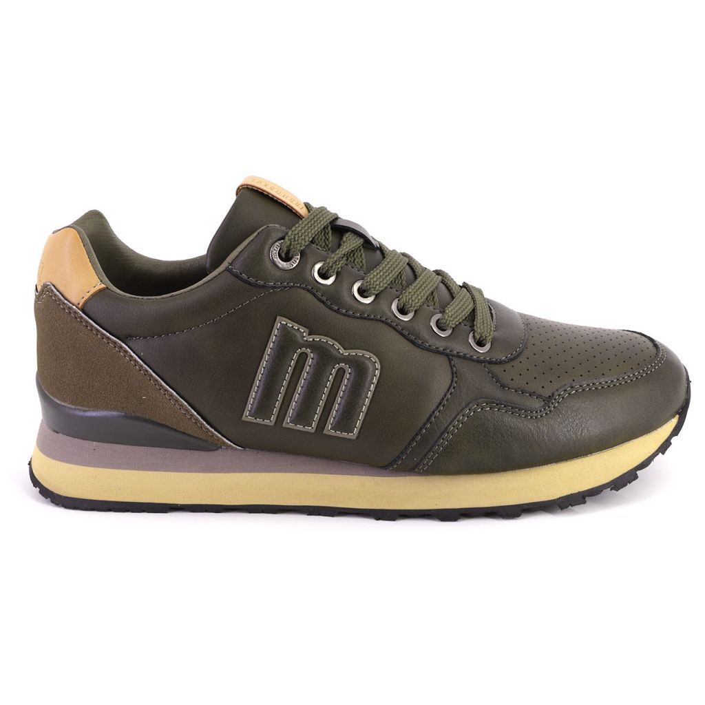 MUSTANG 84755 Zapatillas casual de hombre kaki 624