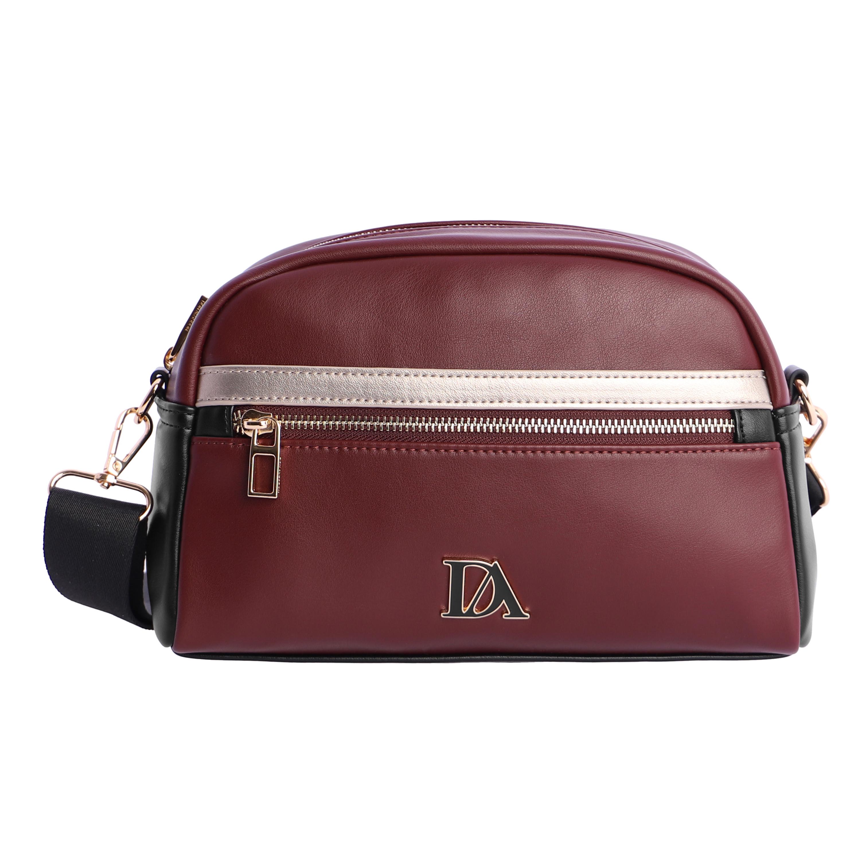 Bolso bandolera para mujer DON ALGODON de piel sintética con cremallera