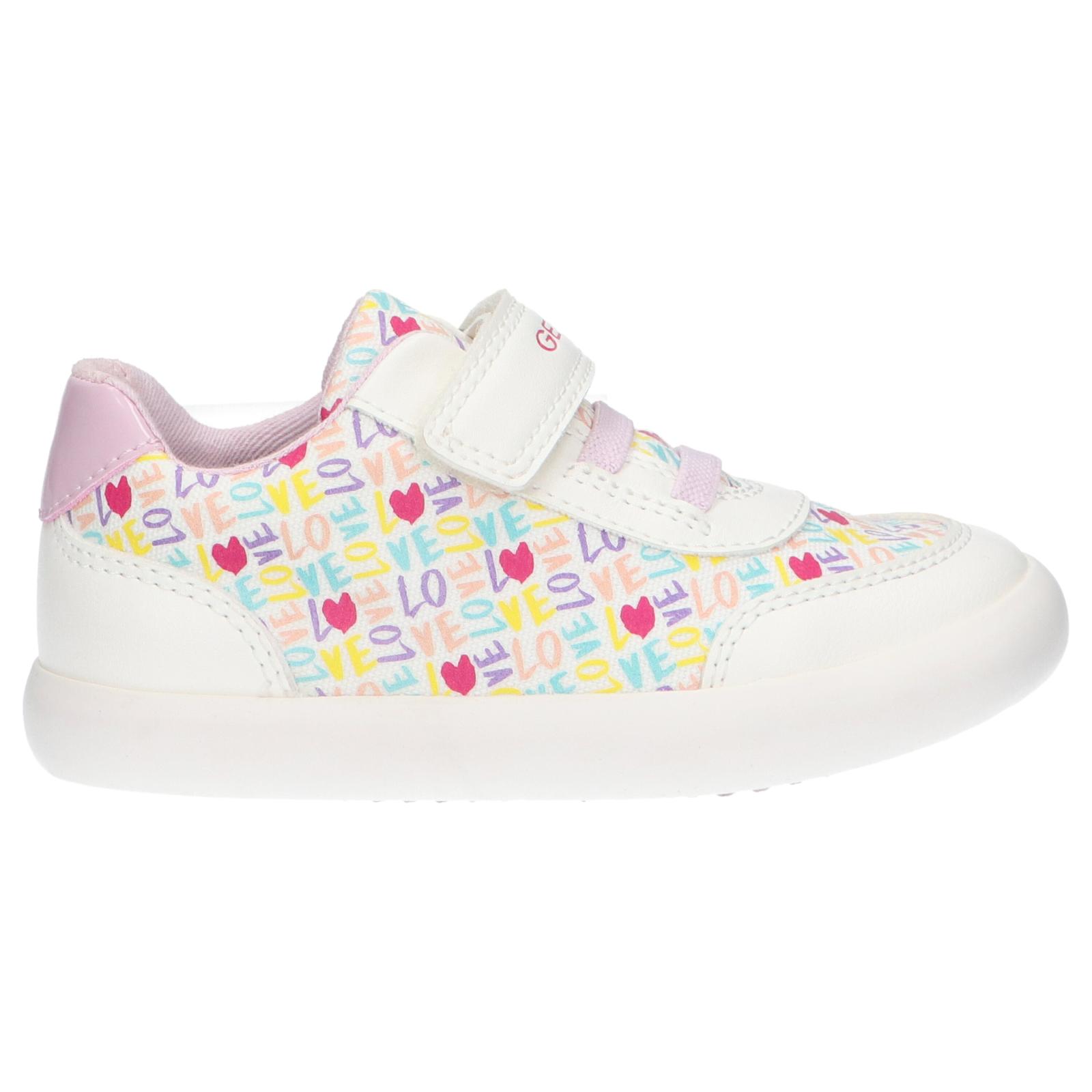 Geox b021ma 0aw54 b gisli c0406 white-pink girls' sneakers