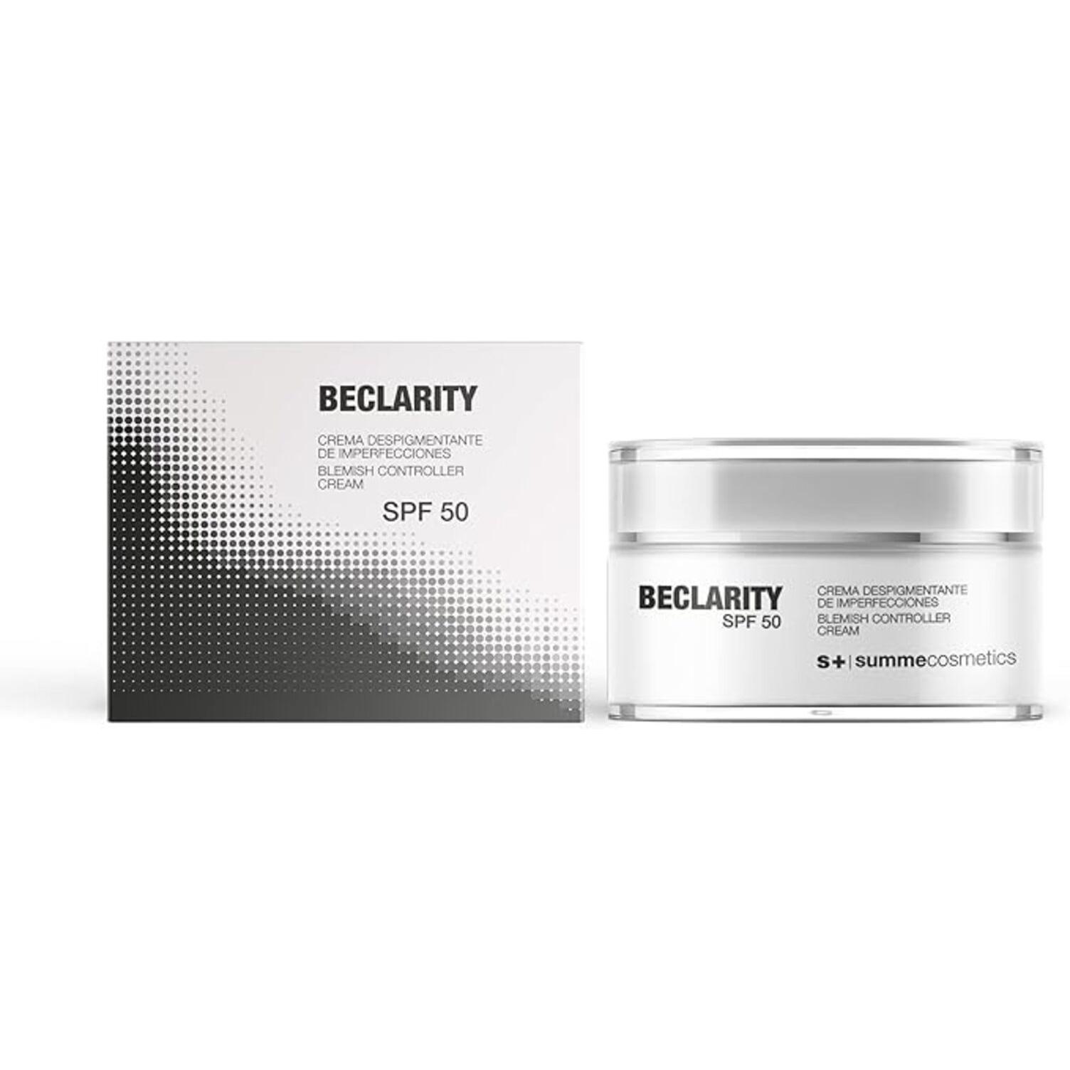 Crema Facial Despigmentante Summecosmetics BECLARITY con SPF50 50ml - Reduce Manchas y Unifica el Tono de Piel, Ideal para Pieles Fotoenvejecidas