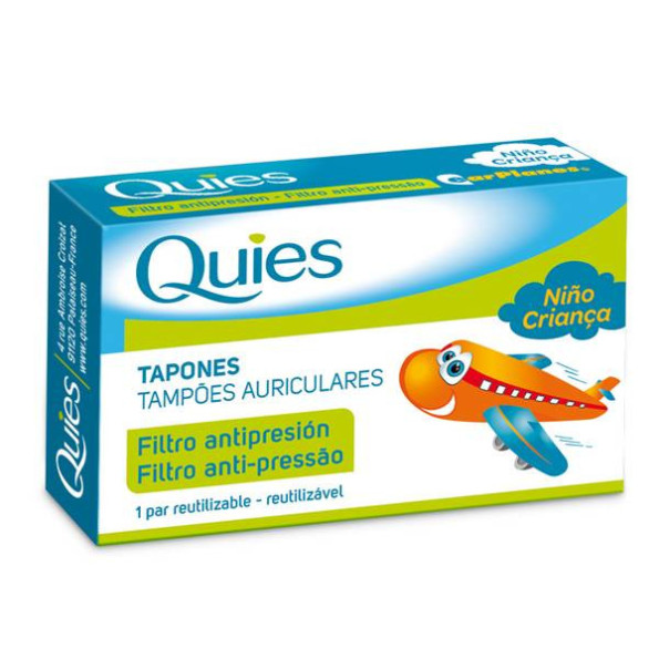 Quies Tapones Para Oidos Antipresion Para Niños