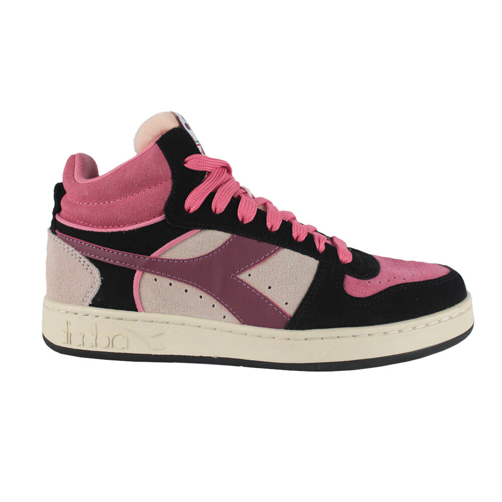 Diadora Magic Basket Demi Suede Wn 501.179012 01 D0111 Silver Peony/Black/Tea Ro