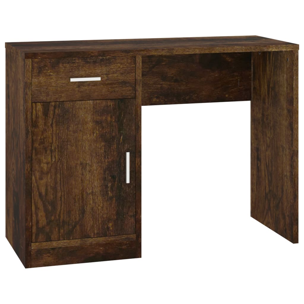 vidaXL Escritorio con cajón y armario 100x40x73 cm