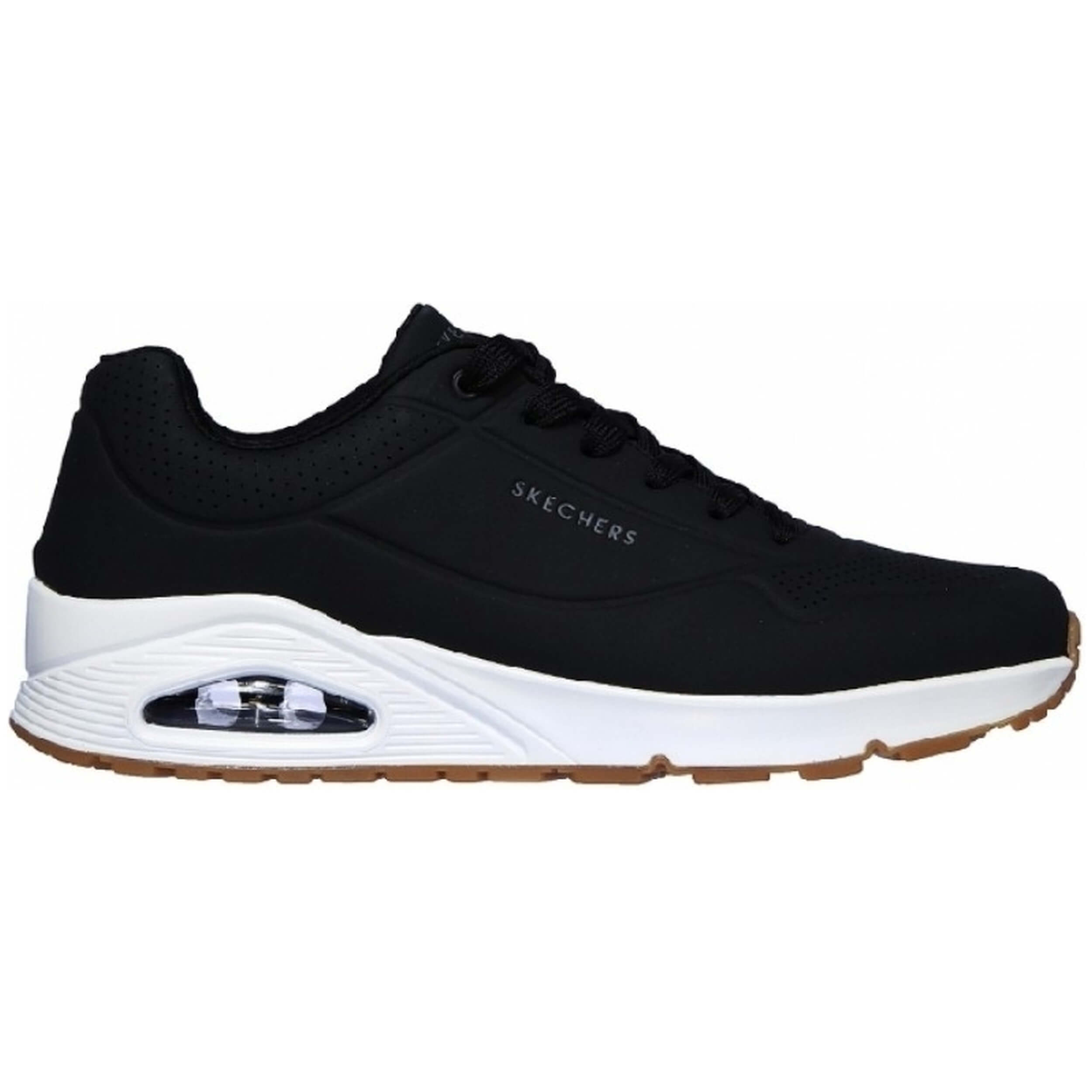 Calzado Sportswear marca Skechers modelo 52458-Blk para hombre en color negro