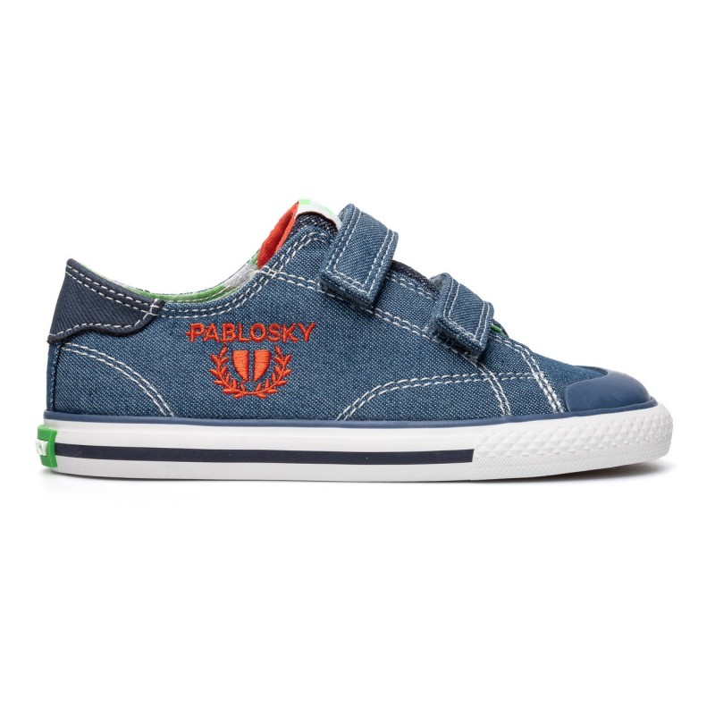 Zapatillas de lona niño PABLOSKY 984810 LONA BAREFOOT DENM JEANS 37732 26V