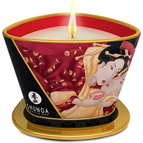 Vela de Masaje Shunga Fresa 170 Ml