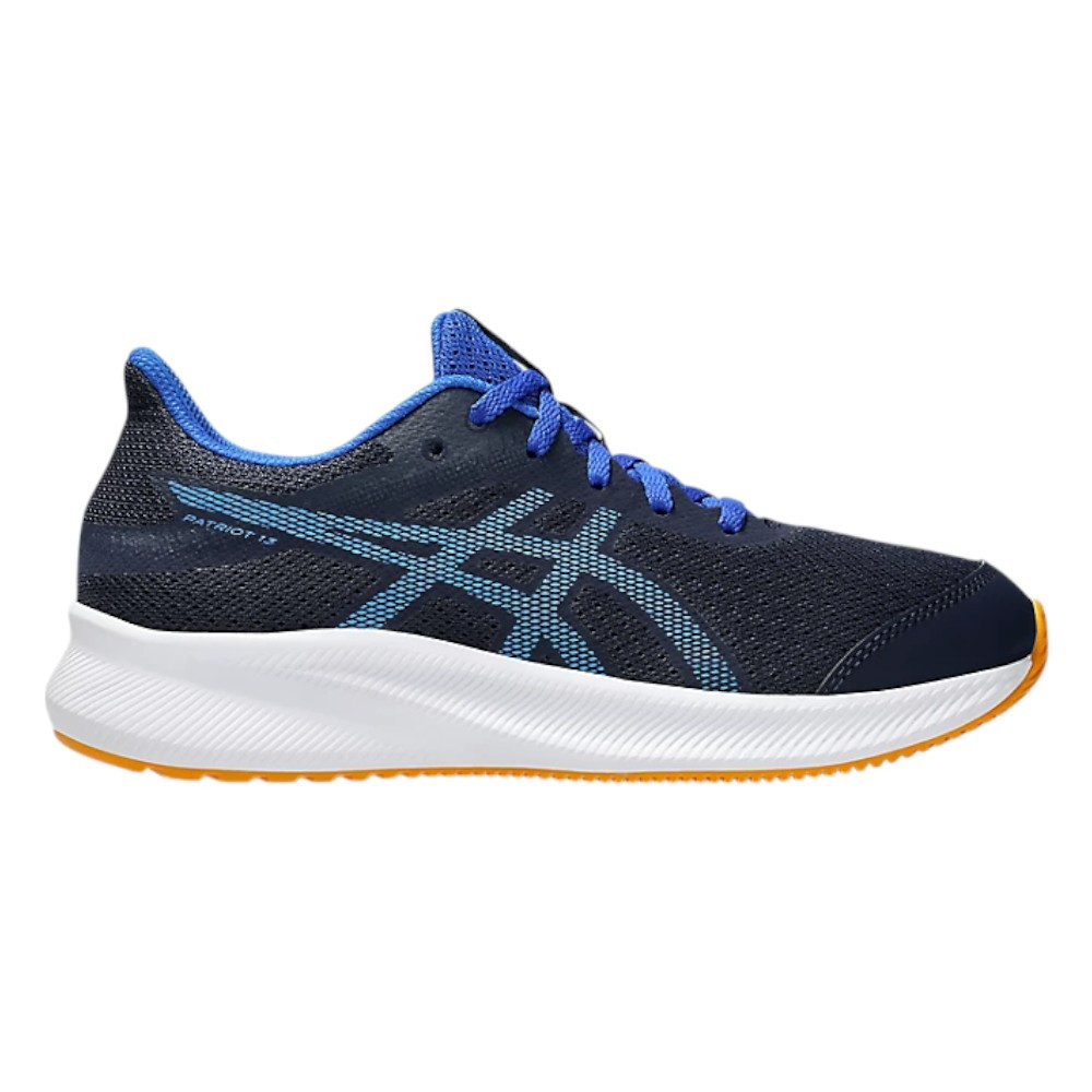 Zapatillas Asics Patriot 13 Gs Azul Marino Midnnight Coast 1014A267-413 Running Niño Niña