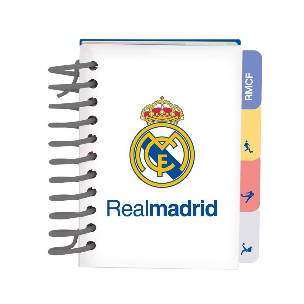 SAFTA  BLOC DE NOTAS A7 REAL MADRID 1ª EQUIP. 26/ 27 REAL MADRID 1ª EQUIP. 26/ 27