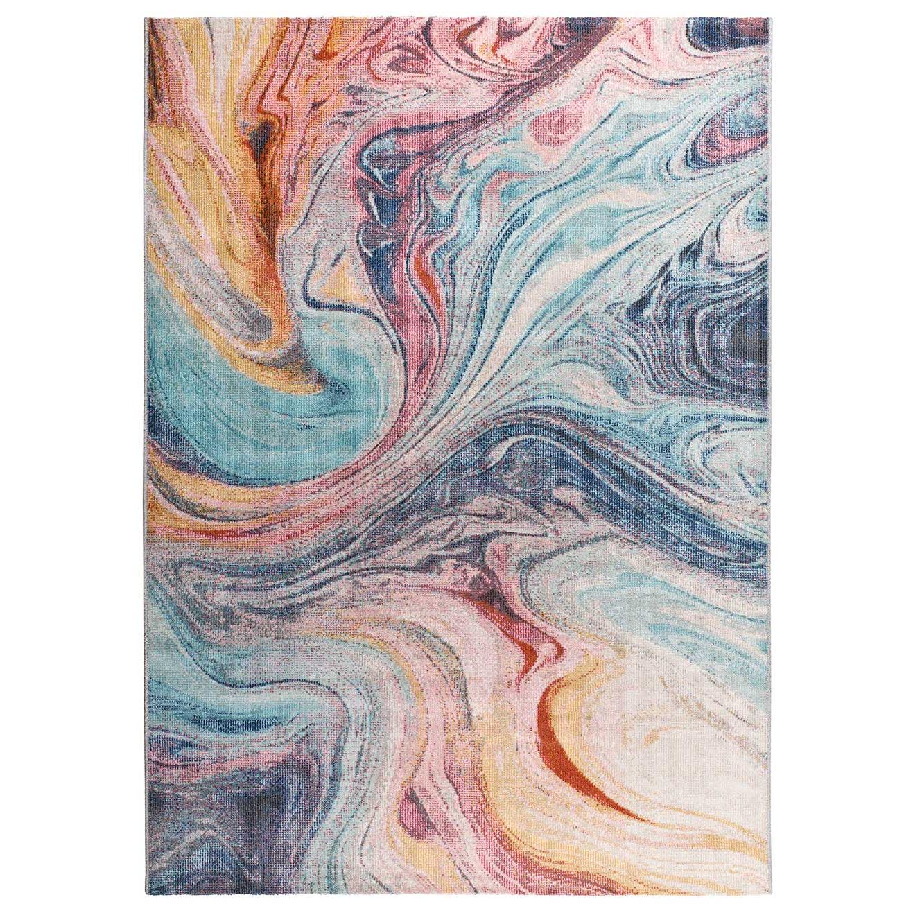 Alfombra de exterior diseño abstracto en multicolor - SAMARA 54572 | 80x150, 120x170, 160x230 cm