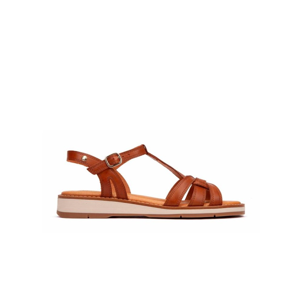 Sandalias Planas Pikolinos W9b-0798 Mujer Beig