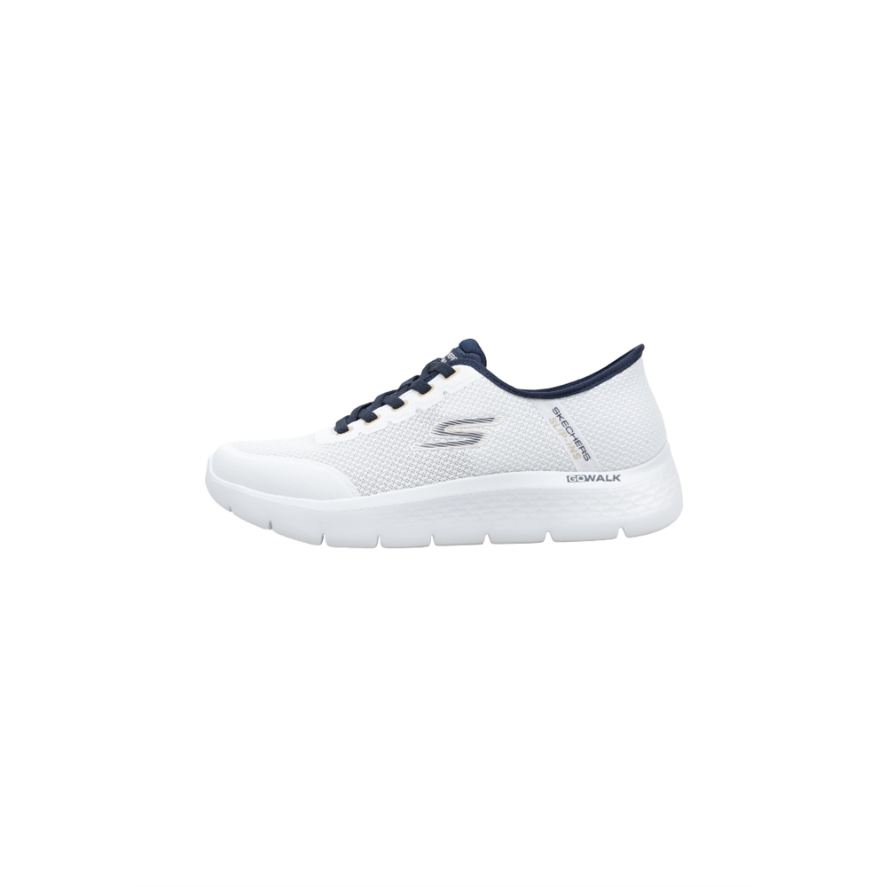 Skechers SLIP-INS: GO WALK FLEX - NETRO Deportivas Planas Hombre Blanco