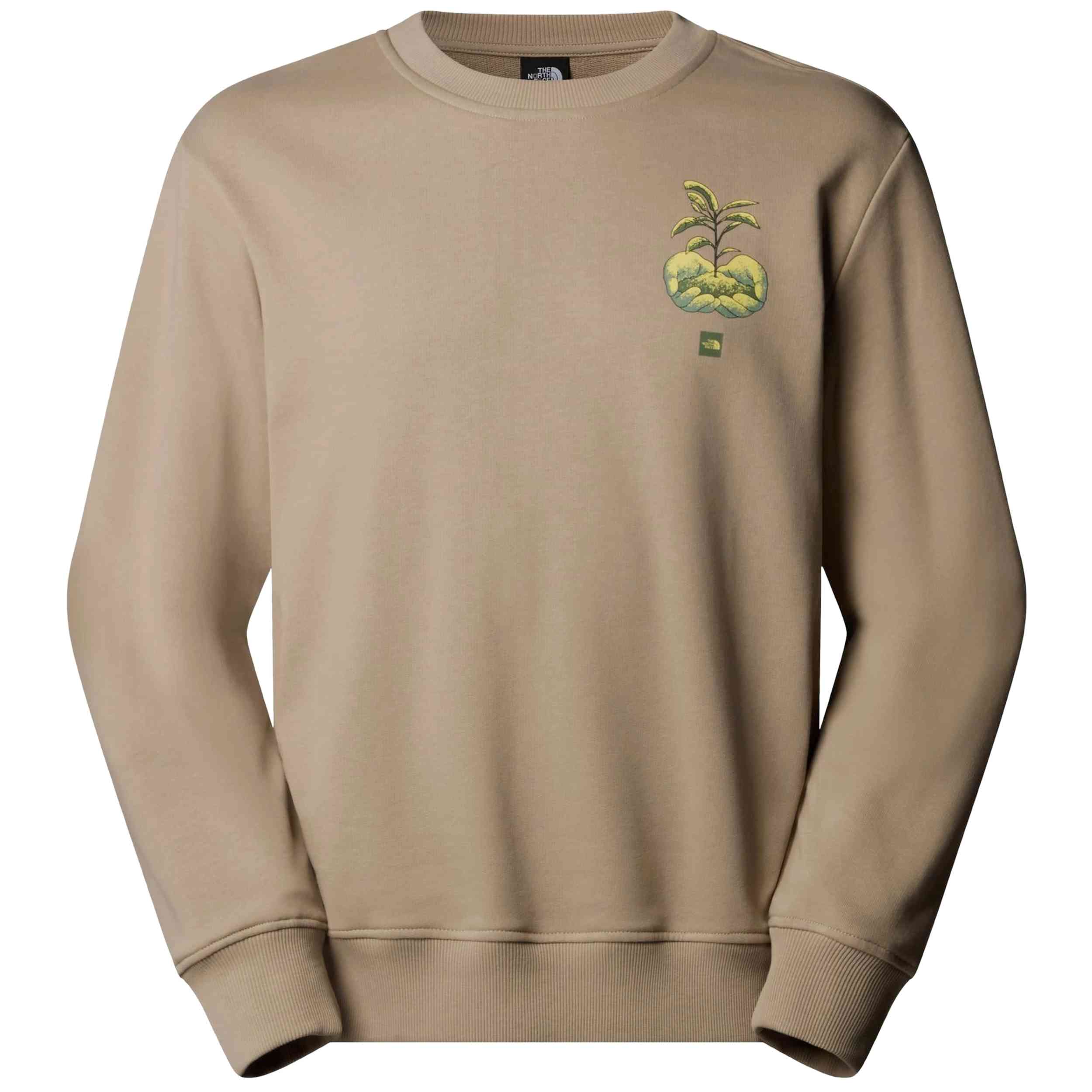 Sudadera The North Face modelo Connect Relaxed Crew para hombre y mujer en color Beige