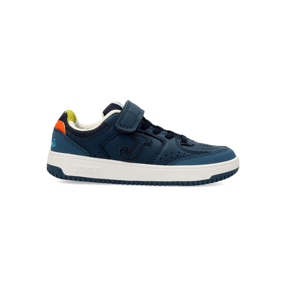 JOMA - Zapatillas deportivas Flexy JR para niño y niña, corte en microfibra resistente con sistema de perforaciones VTS y suela de caucho ligera y muy resistente