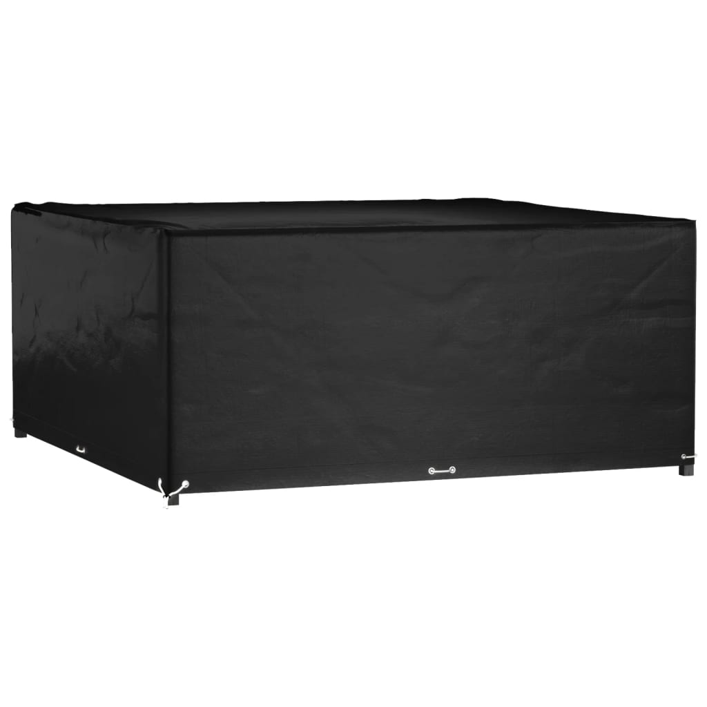 vidaXL Funda para muebles de jardín 16 ojales en dimensiones 205x205x90 cm/240x240x55 cm/250x250x90 cm y más | almacenamiento funcional diseño moderno para baño dormitorio sala
