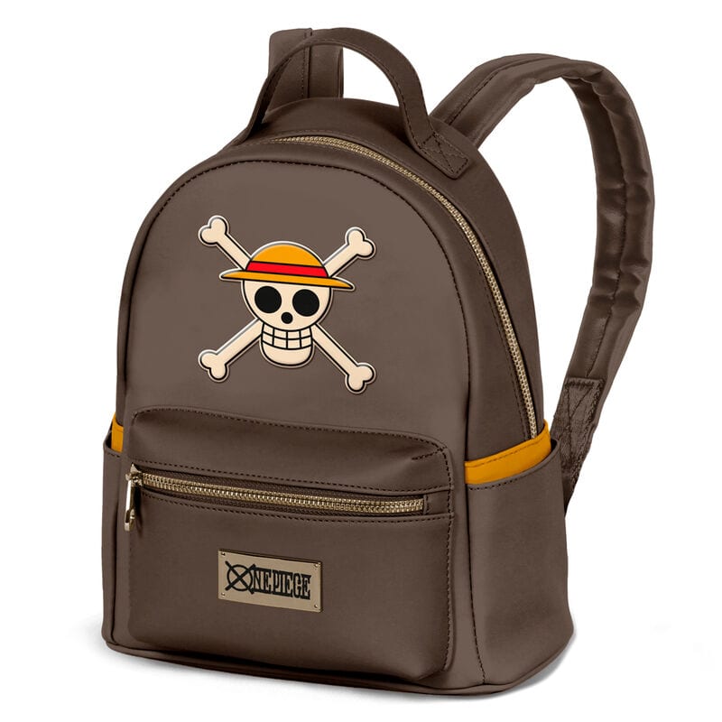 Mochilas One Piece, Licencia Oficial, Poliéster Resistente Repelente a Líquidos, Compartimento Principal y Bolsillos, Tirantes y Espalda Acolchados, Adaptables a Trolley, para Colegio y Viaje