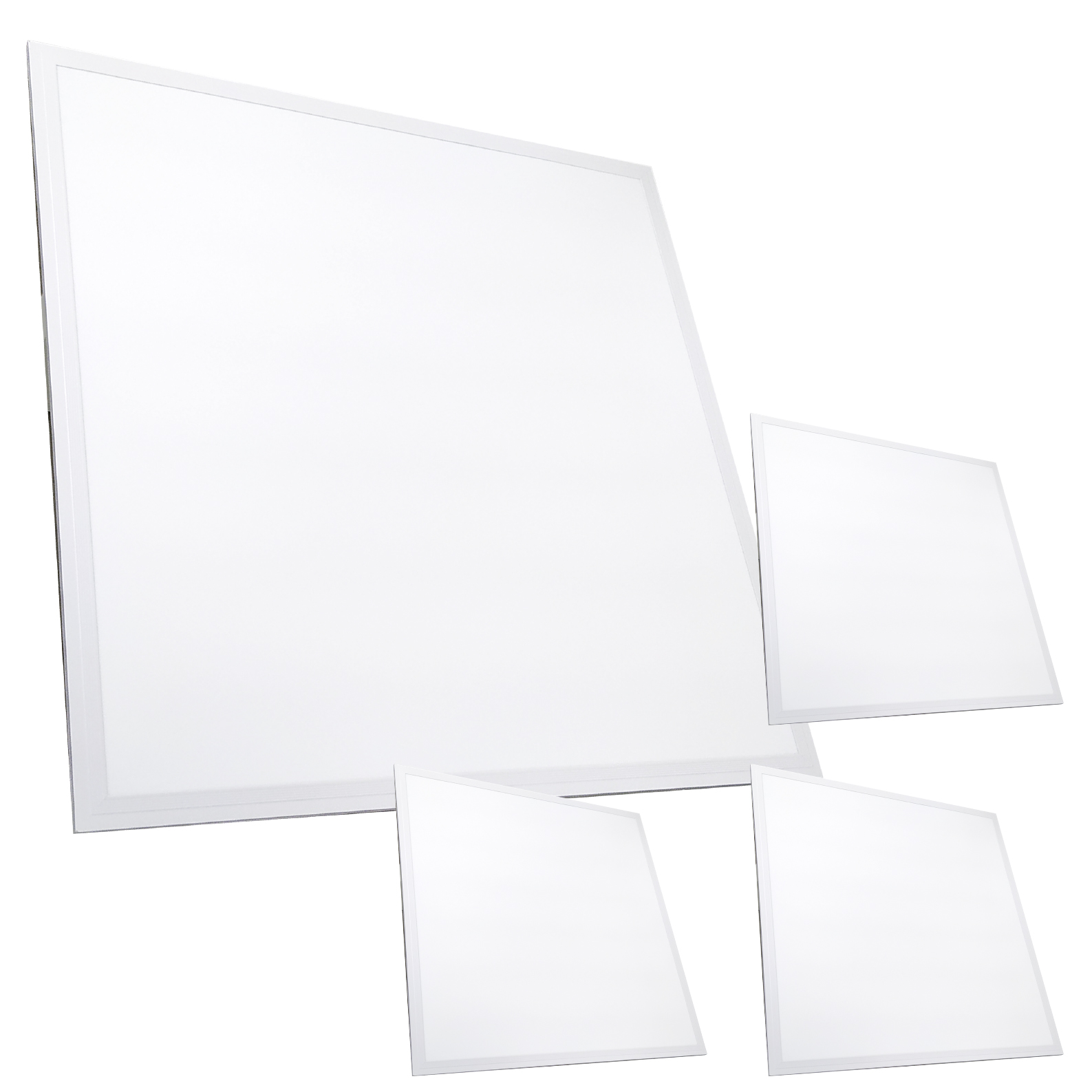 LED ATOMANT Panel LED 60x60 cm 48W con 5000 lúmenes, CCT regulable con selector de color (blanco cálido, neutro y frío), incluye driver externo, instalación en techos desmontables, ideal para oficinas o comercios, luz uniforme