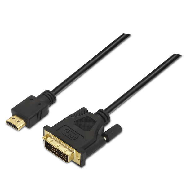 Aisens cable dvi a hdmi - dvi18+1/macho-hdmi a macho - 1.8m - full hd - color negro