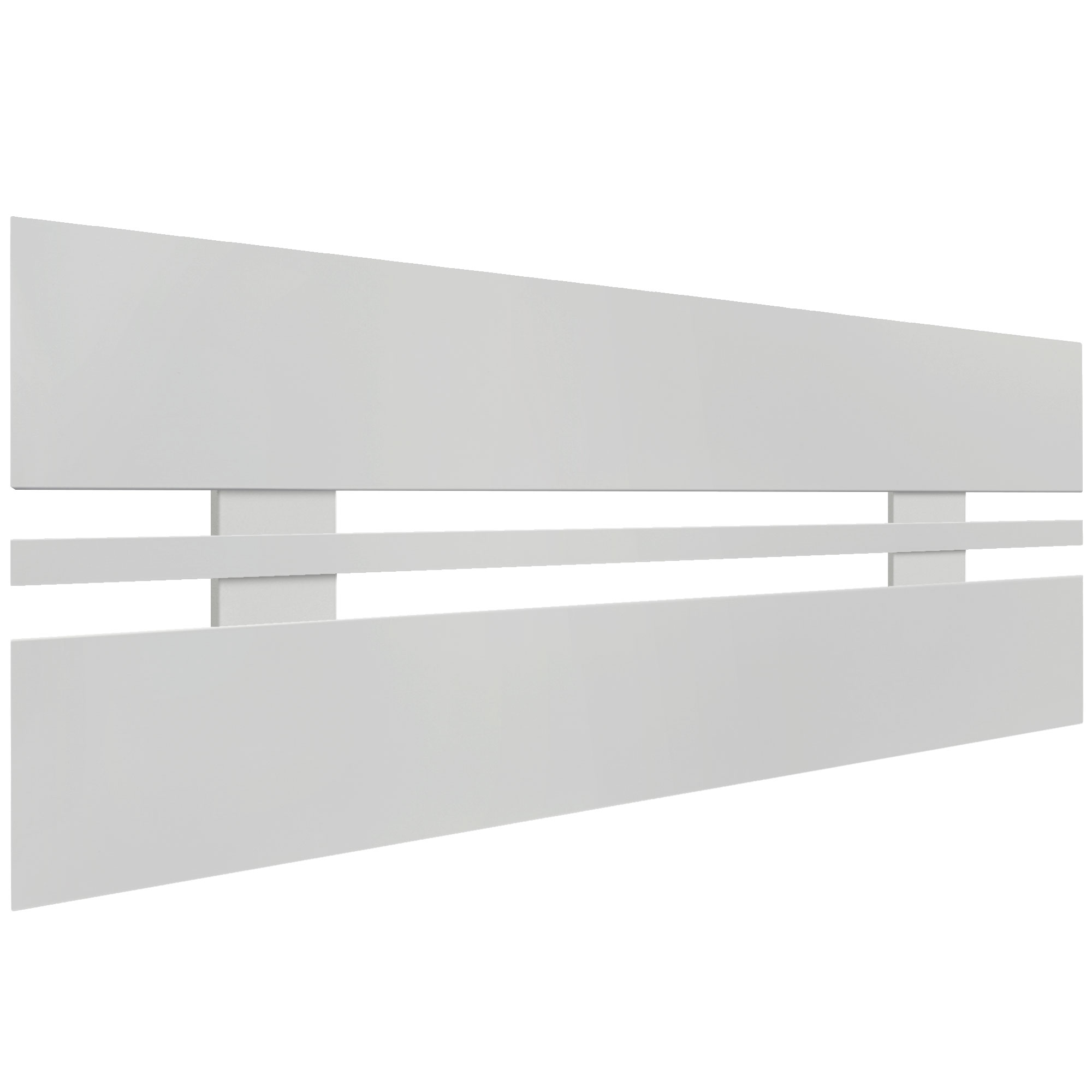 DHOME Cabecero de Madera reciclada DM Horizontal Ancho Cama Palets Herrajes incluidos Listo para colgar
