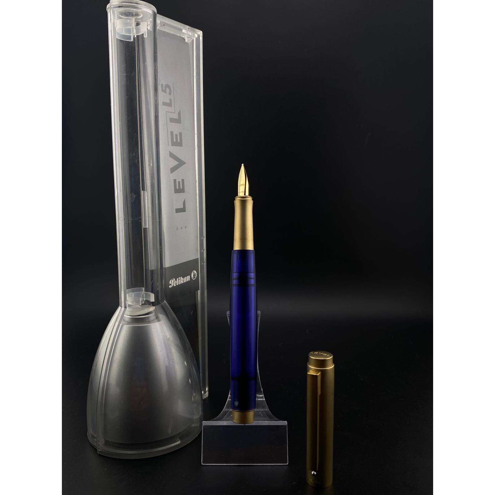 Pluma Estilográfica Pelikan Level L5 Blue Gold