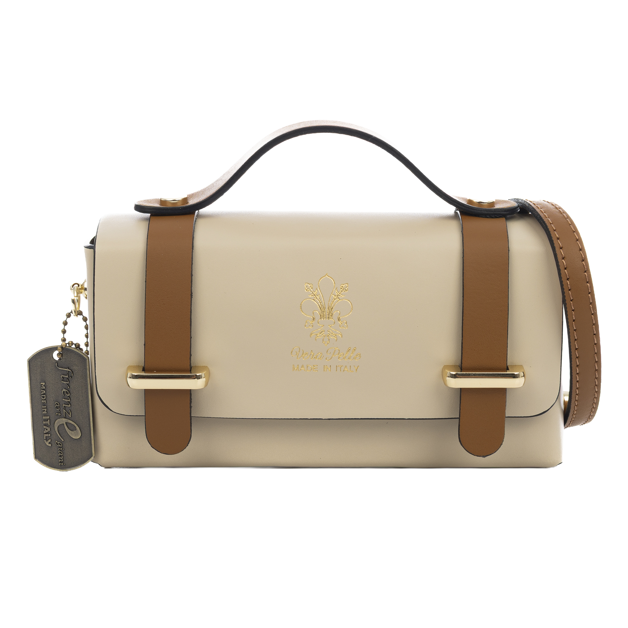 Bellante Bolso bandolera Mujer.Piel auténtica Ruga