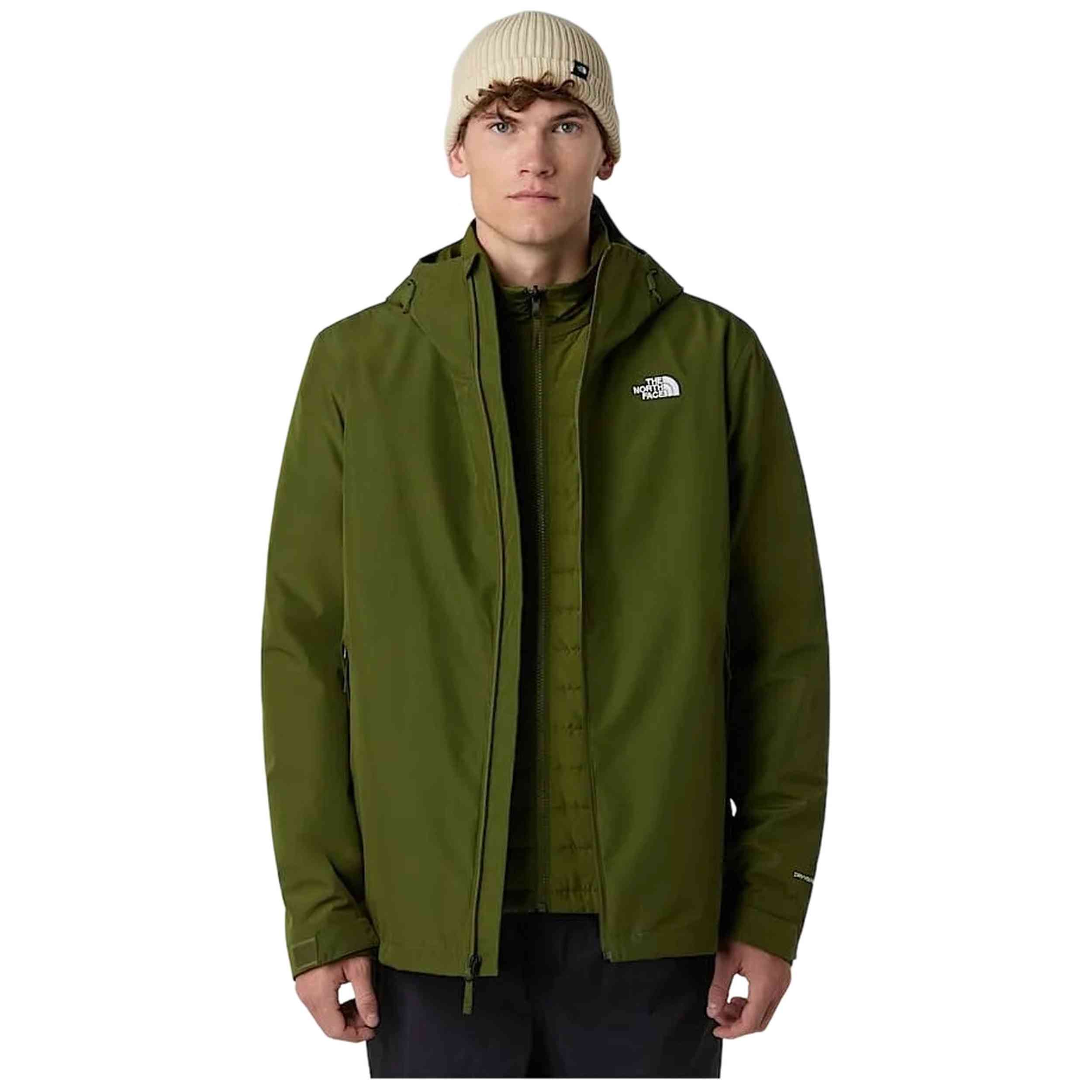 Textil The North Face modelo M Carto Mono Triclimate Hooded Jacket en color Verde