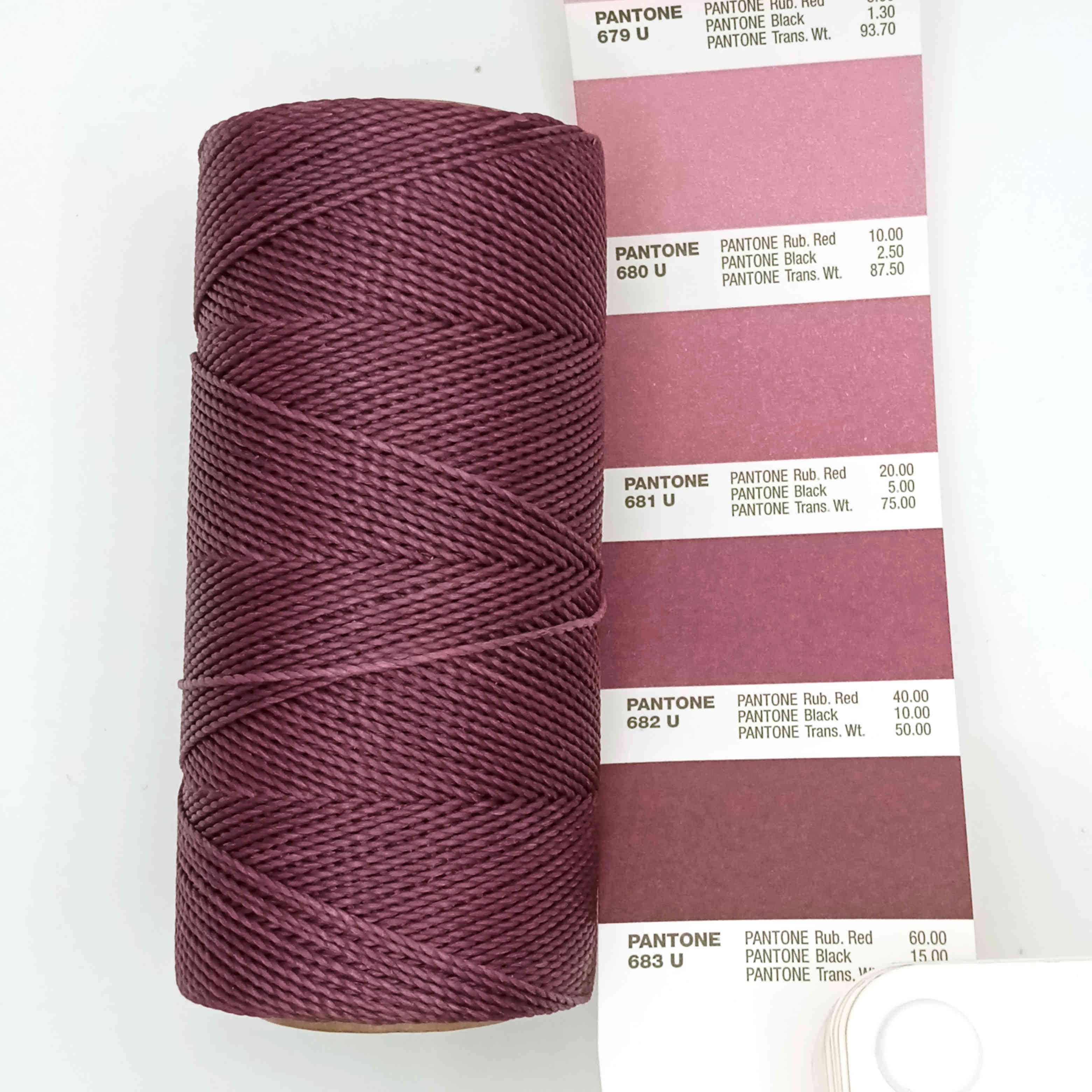 Hilo Encerado Profesional Linhasita 100gr - 0.5mm, 337 Metros, Hecho en Brasil, para Macramé, Coser de Cuero, Etc ...