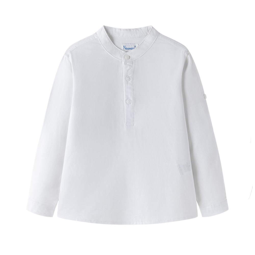Camisa infantil niño cuello mao newness