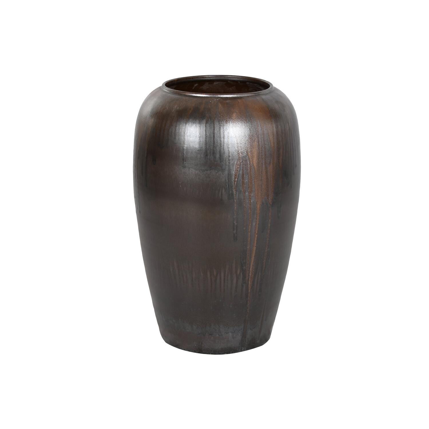 ANFORA CERAMICA 38X38X60 CERAMICA VIDRIADA JR213296 - EL MEJOR COMPLEMENTO PARA TU HOGAR FIJALO