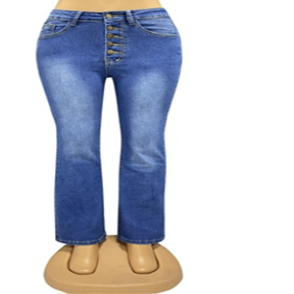 TK Vaqueros retro acampanados de cintura alta para mujer, pantalones acampanados largos y ajustados de pierna ancha para primavera y otoño, verano