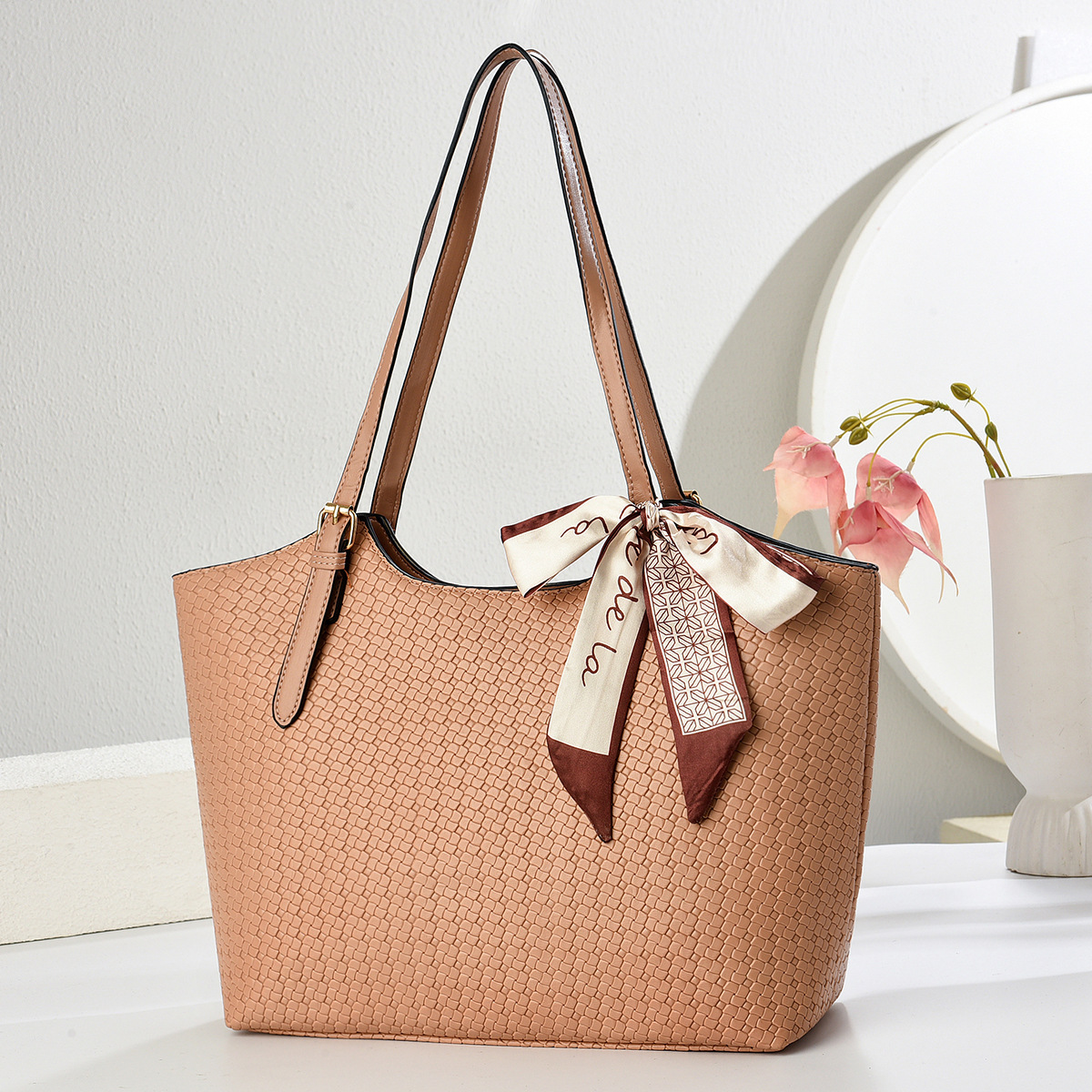 Bolso de mano de piel suave, elegante bolso de hombro de PU, bolso de viaje para mujer