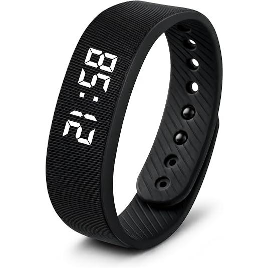 Pulsera con alarma vibratoria 2026 para un sueño profundo – Pulsera de despertador silenciosa, recargable y multifuncional
