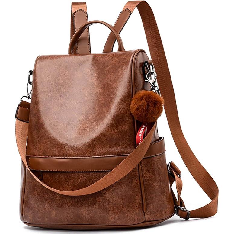Mochila antirrobo para mujer, mochila de cuero PU, bolso, mochilas informales, bolsa de viaje, bolso de mensajero