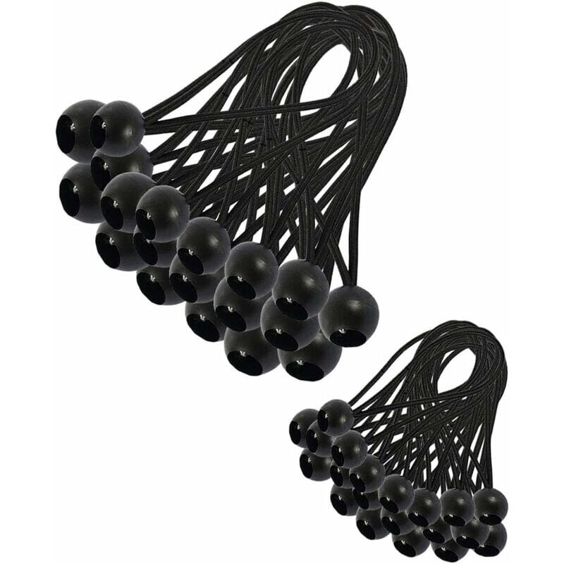 CA 30 cuerdas elásticas para lonas, lonas, carpas, cortinas, arneses de extensión de 150 mm.