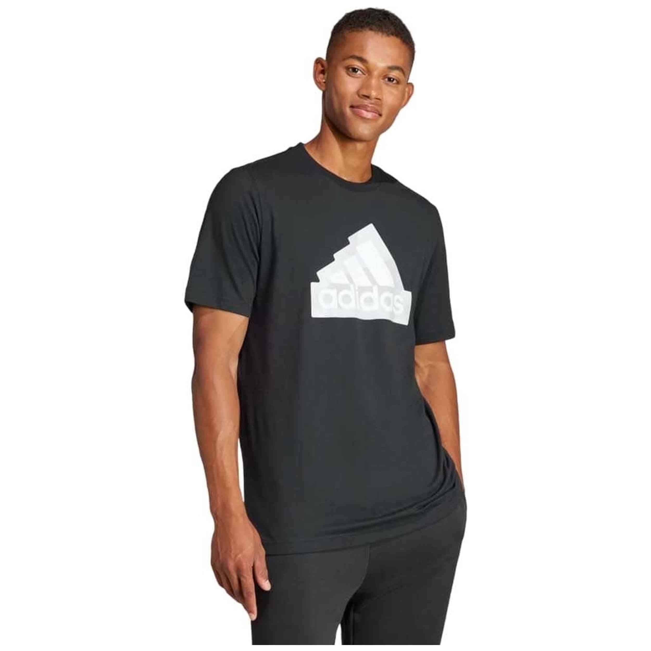 Camiseta De Manga Corta Adidas modelo IS2855 para Hombre en color Negro