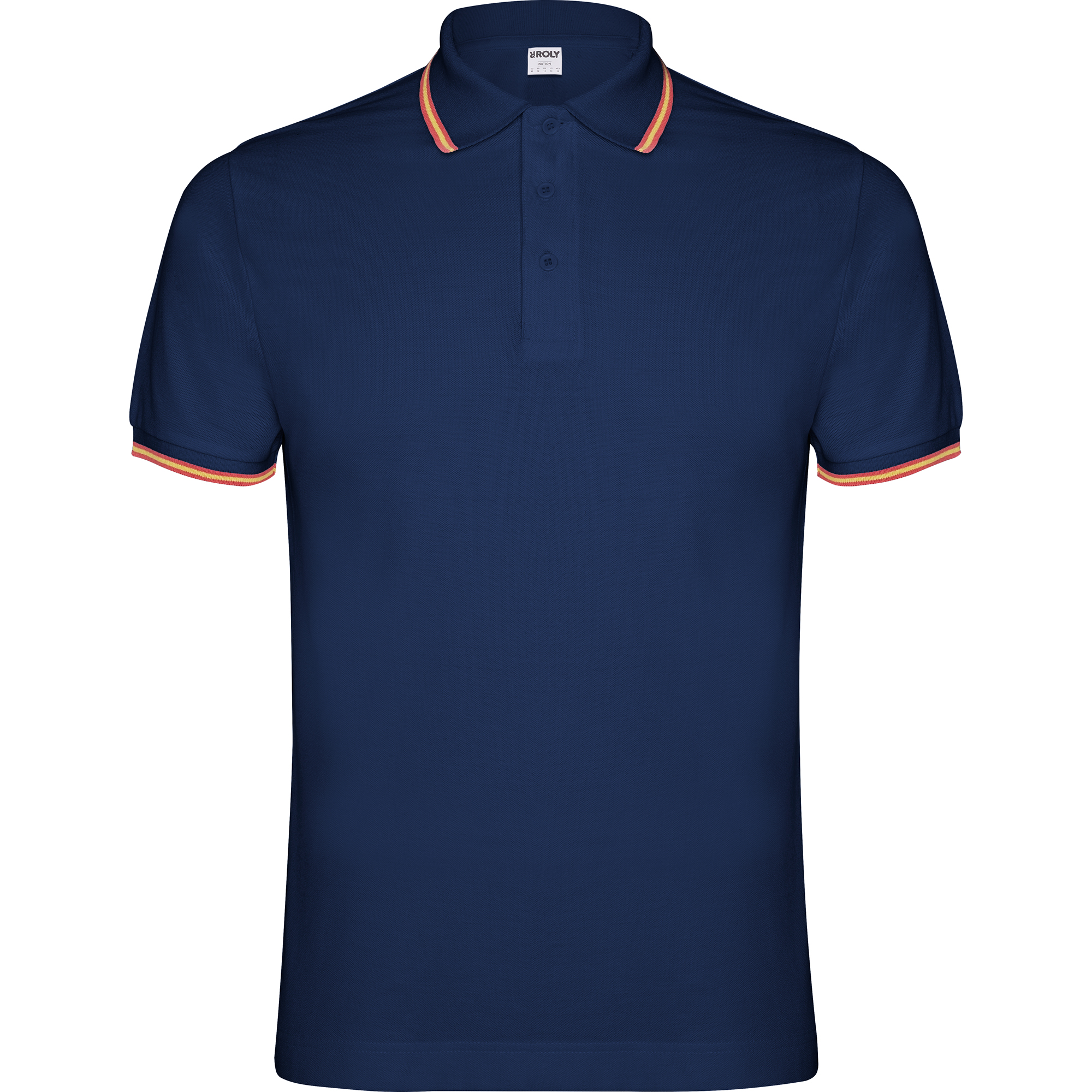 ROLY - NATION polo de manga corta de hombre con bandera de españa