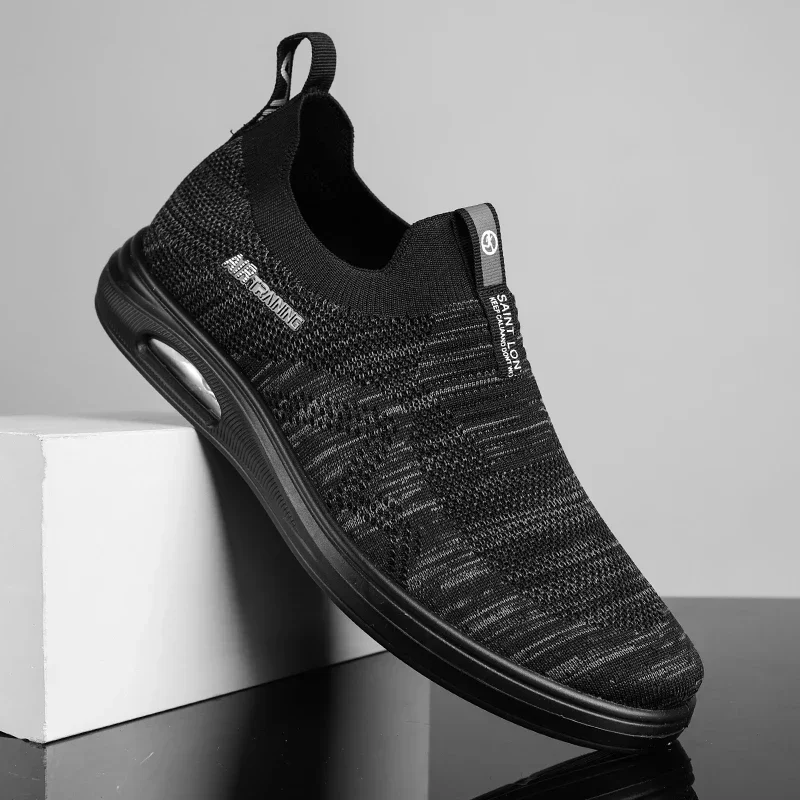 TK Zapatos Casuales Para Hombre Ligeros Y Transpirables Zapatillas Hombre Running Slip on Antideslizantes Y Resistentes Al Desgaste Zapatos Basicos Para Todas Las Estaciones