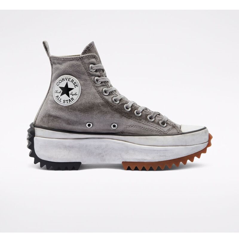 Zapatillas Grises Converse Run Star Hike Smoked Canvas