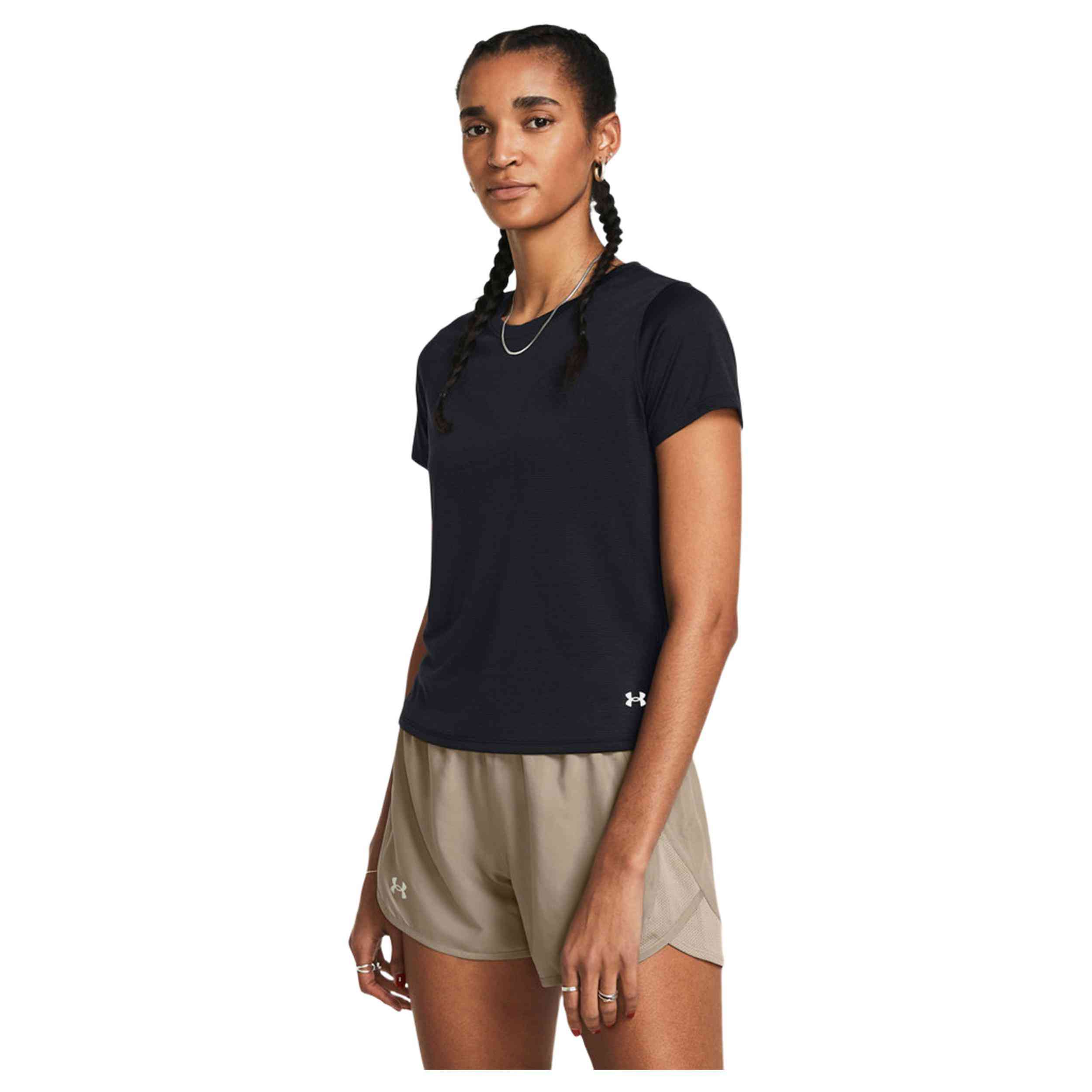 Camisetas De Manga Corta Under Armour modelo 1382434-001 para Mujer en color Negro