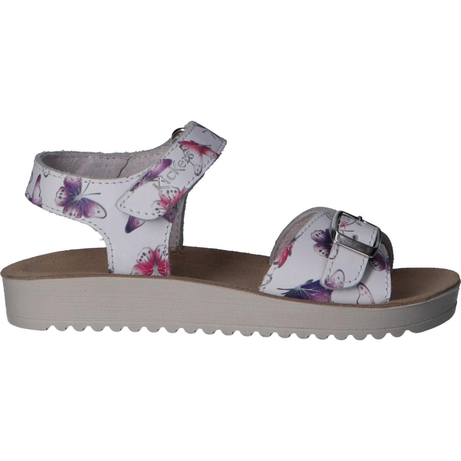 Women's and girls sandals kickers 784531 -30 odyssa 33 blanc papillon