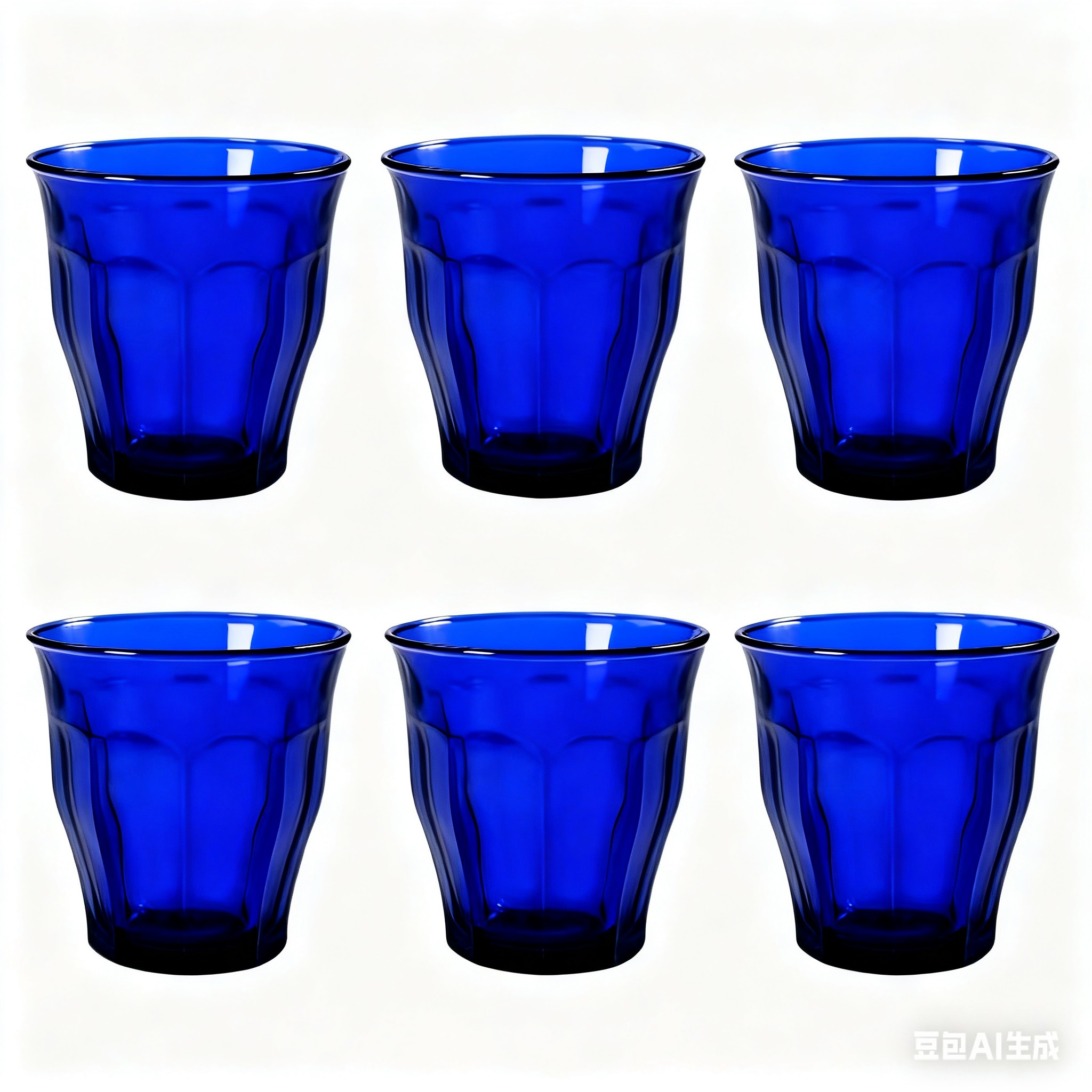 Set de 6 Vasos de Colores de Cristales de 25CL de Duralex -Productos de Vidrio de Alta Calidad - Apto para Uso Diario