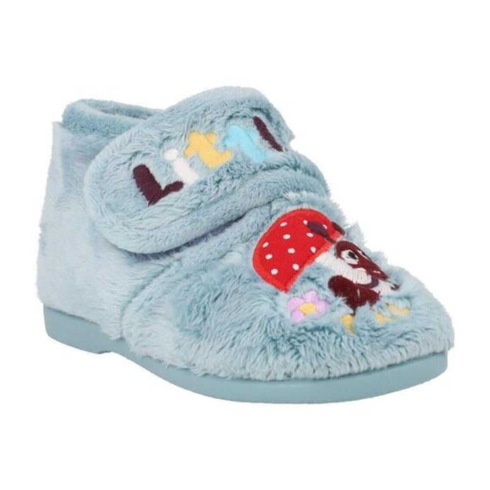 Zapatillas De Casa marca Vul Ladi modelo 4108-123 para niña en color celeste