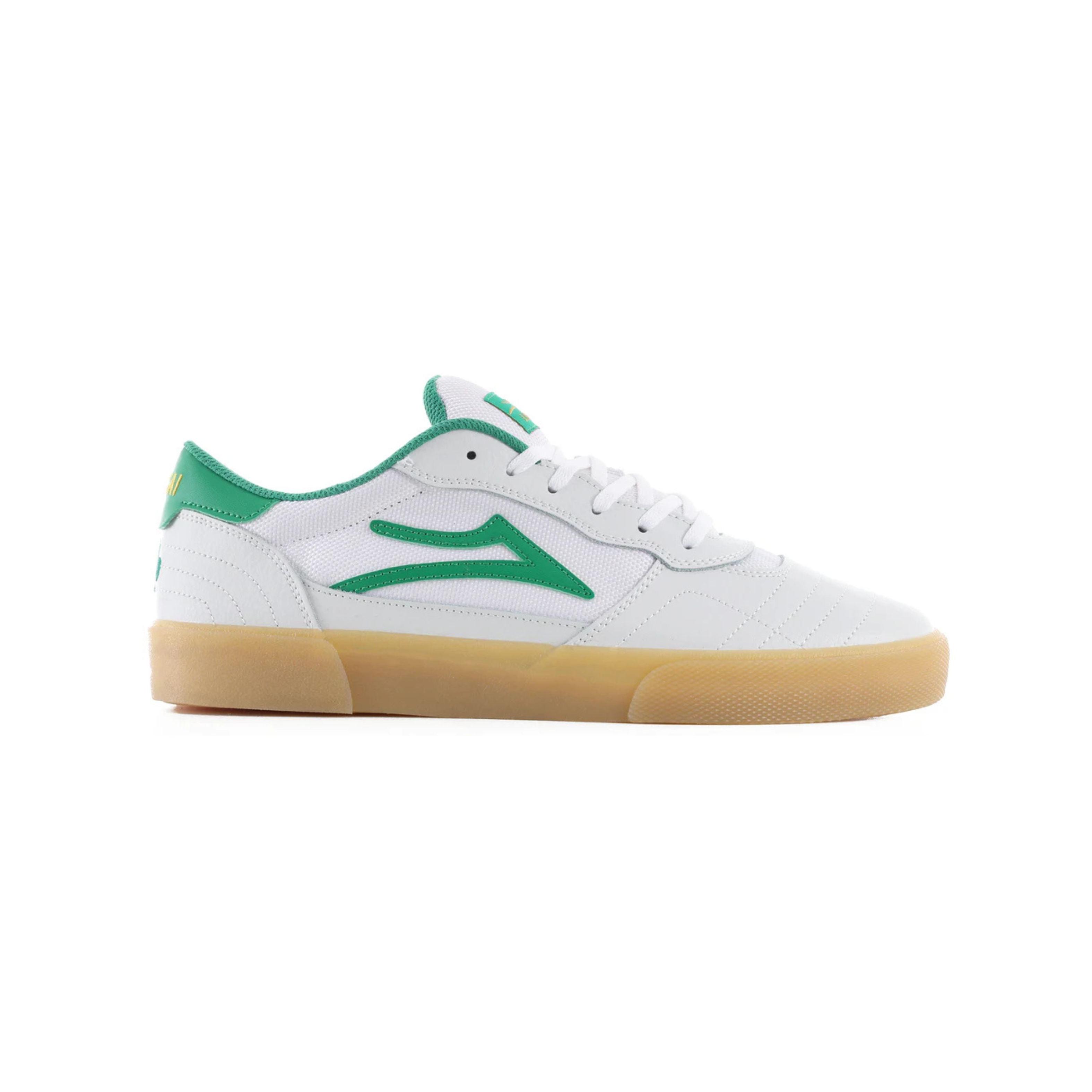 Zapatillas Lakai Cambridge - White / Green Leather