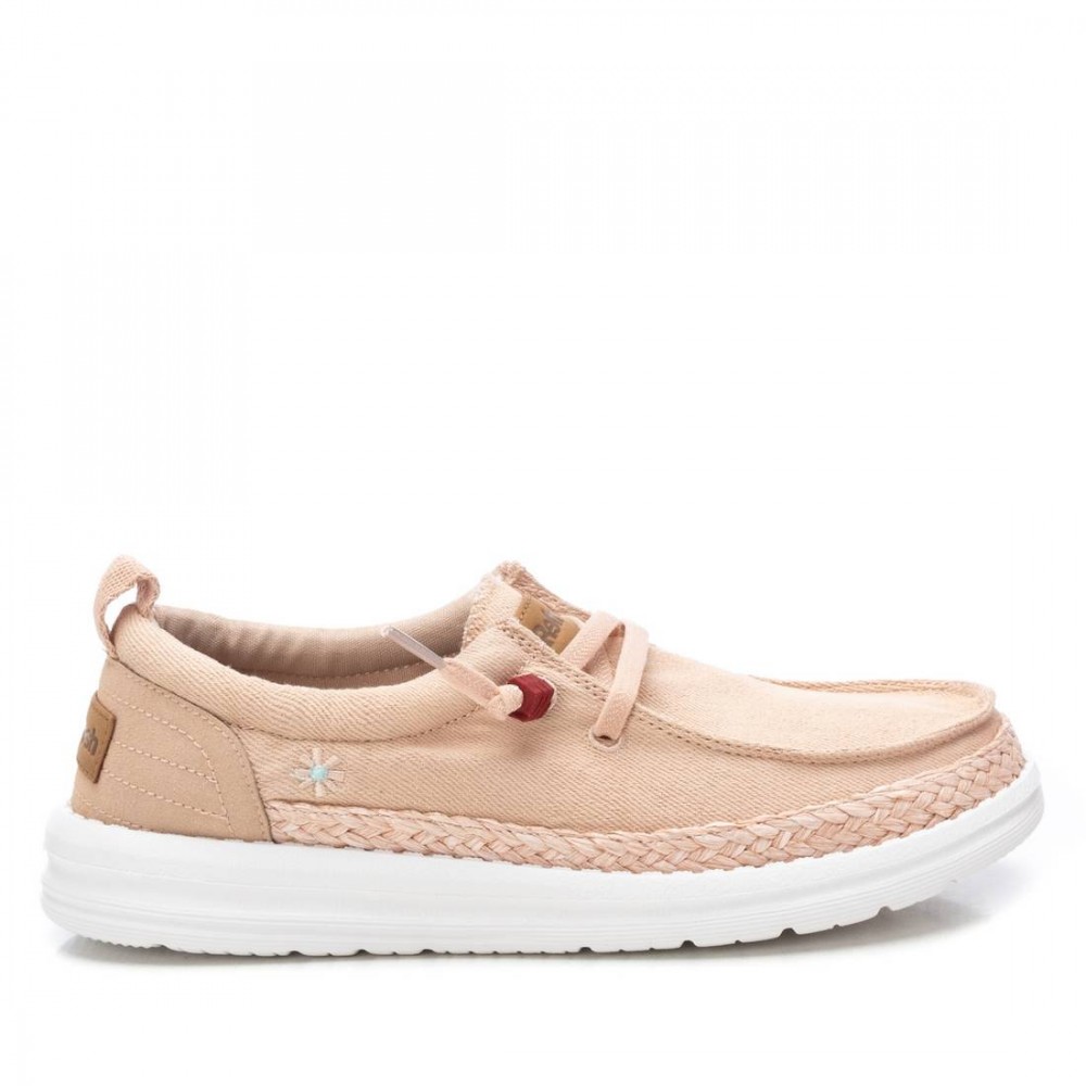 Zapatillas de lona mujer REFRESH 172467 NUDE ZAPATO LONA NUDE 35236 25V