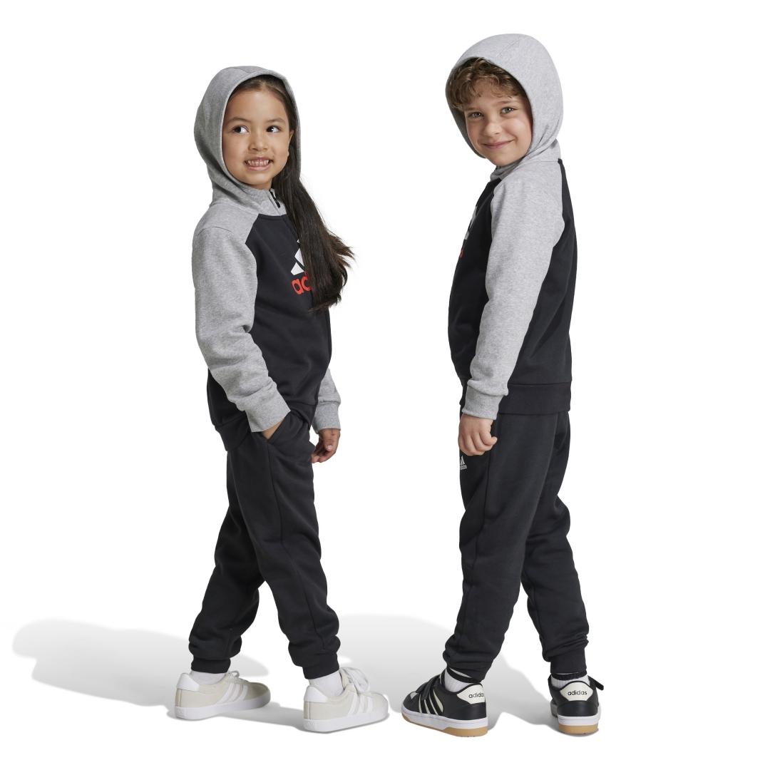Chándal para niños adidas Essentials Big Logo Gris