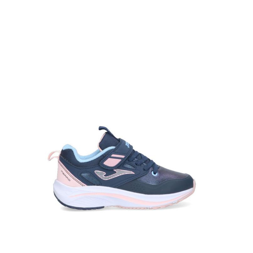 Zapatillas Colegial Joma - Niña - Suela Plana - Modelo Ferro Jr - Color Marino