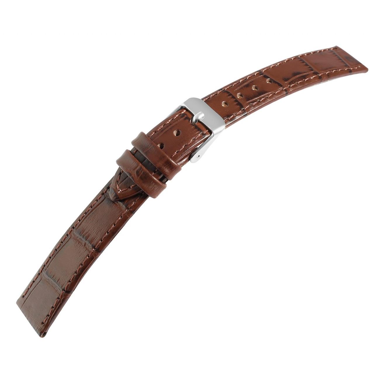 Mestre Artesão® Bracelete de Reloj Castanha em Pele Genuína - 16mm - 0569