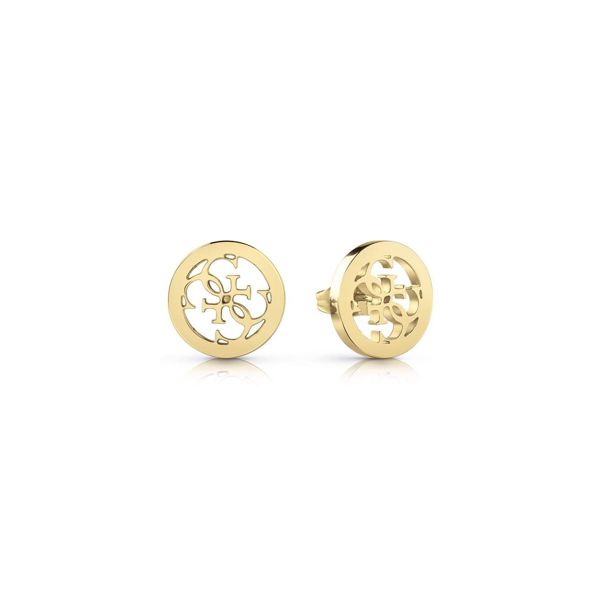 Guess Pendientes Mujer Studs Party De Acero Dorado Jube02162jwygt-u