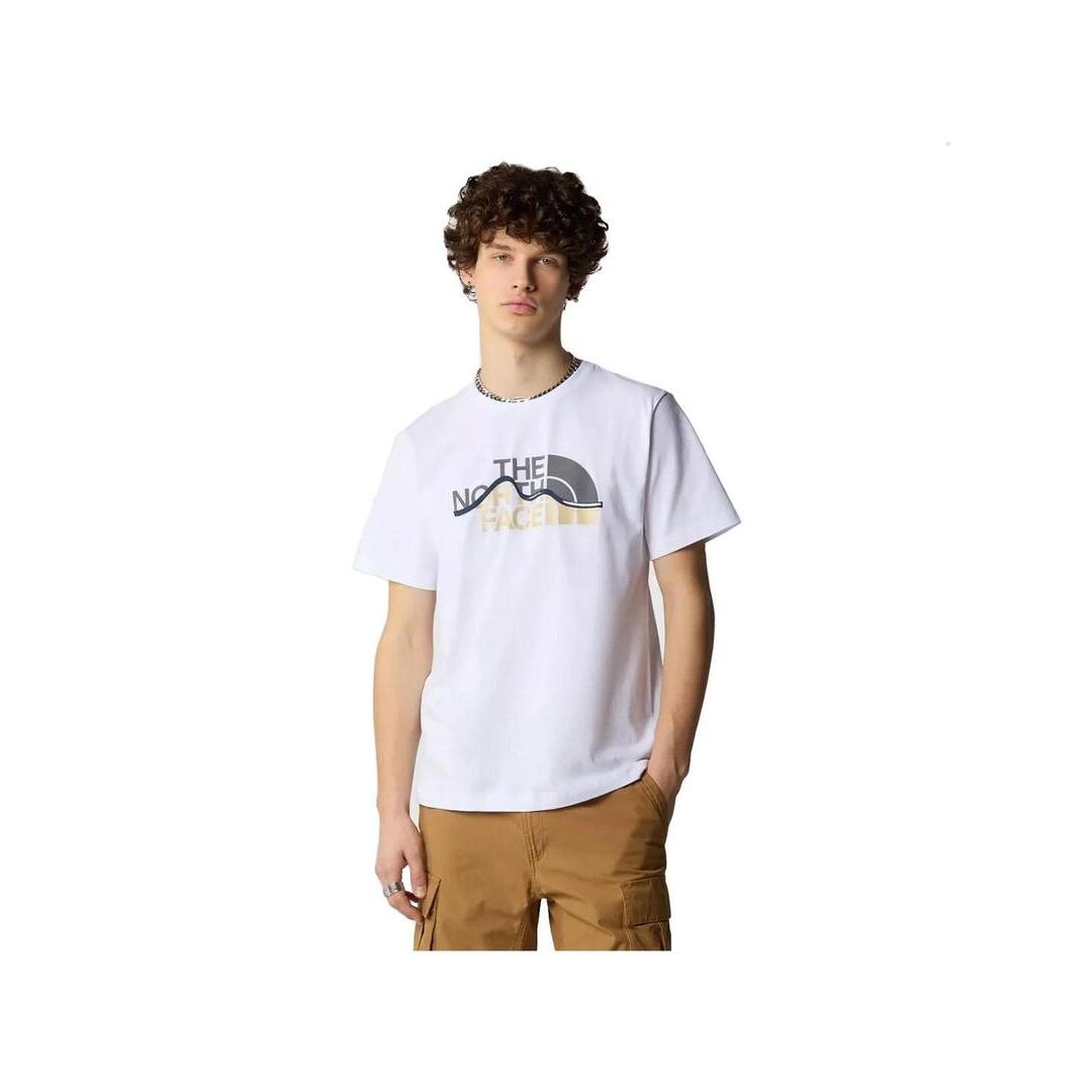 Camiseta Hombre The North Face  Mountain Line Beige