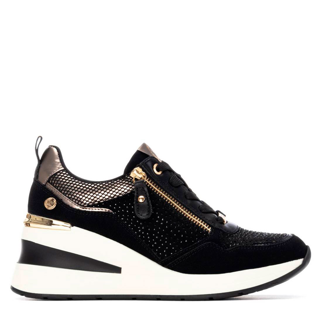 Xti Zapatillas Negras 144377-1 , para Mujer