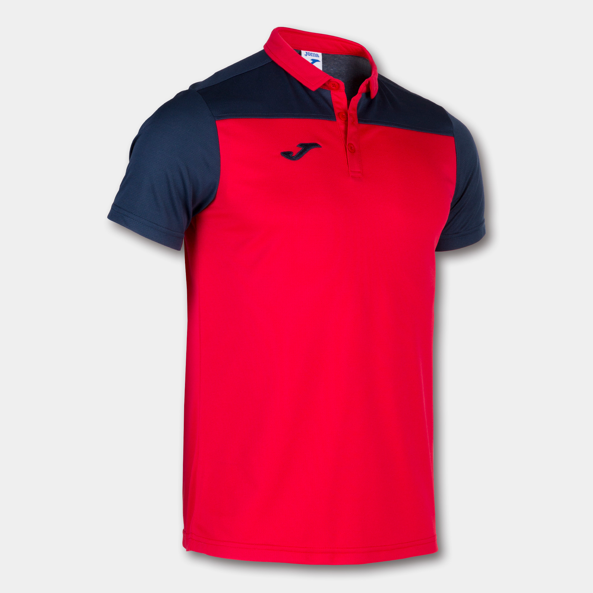 JOMA POLO MANGA CORTA HOBBY II ROJO MARINO Talla 2XS Niño Junior
